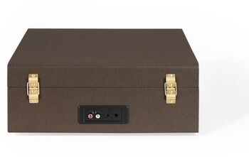 Crosley Voyager plötuspilari - Dökkbrúnn