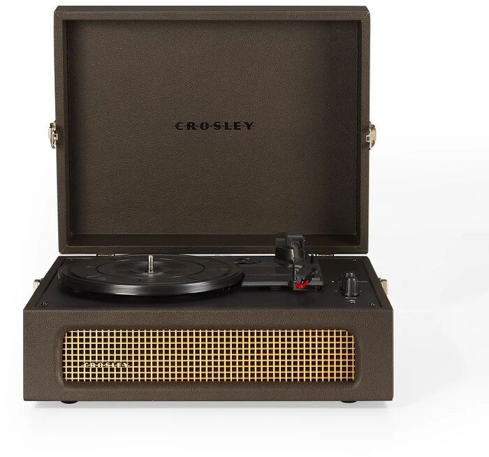 Crosley Voyager plötuspilari - Dökkbrúnn