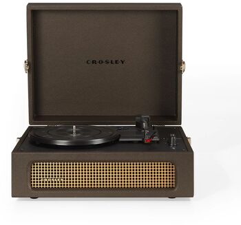 Crosley Voyager plötuspilari - Dökkbrúnn