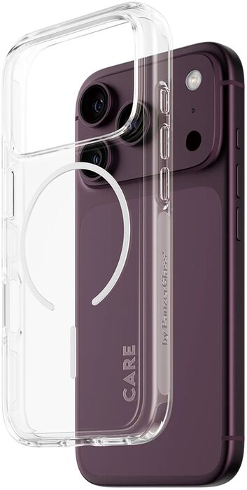 PanzerGlass CARE iPhone 18/17 Pro Urban Combat símahulstur - Glært