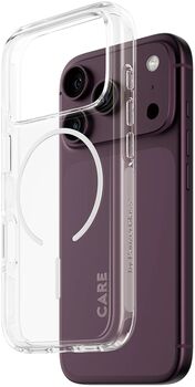 PanzerGlass CARE iPhone 18/17 Pro Urban Combat símahulstur - Glært