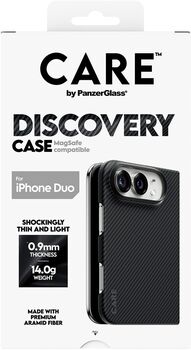 PanzerGlass CARE iPhone Duo Discovery símahulstur - Svart