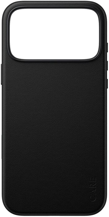 PanzerGlass CARE iPhone 18/17 Pro Max vegan leður símahulstur - Svart