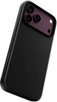 PanzerGlass CARE iPhone 18/17 Pro Max vegan leður símahulstur - Svart