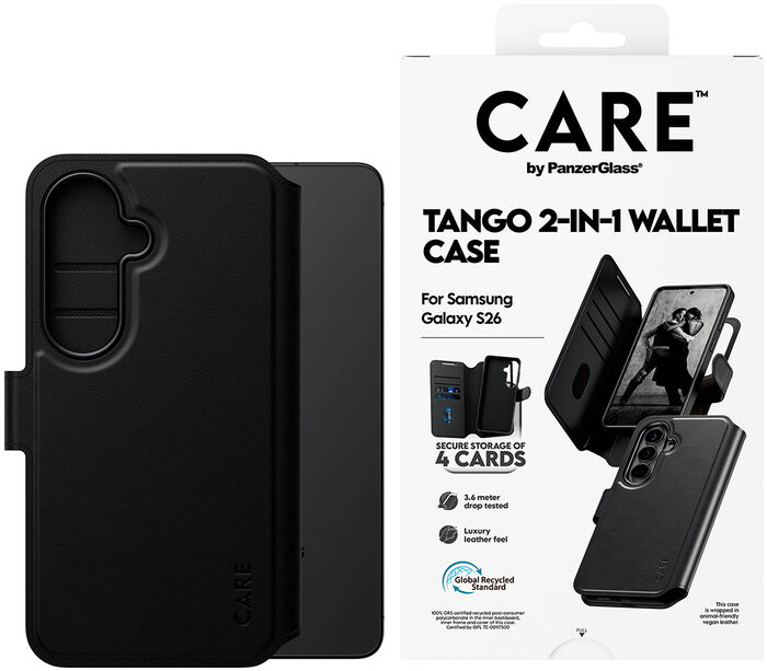 CARE Samsung Galaxy S26 Tango símaveski - Svart