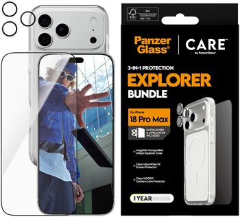 PanzerGlass CARE iPhone 18 Pro Max 3-í-1 pakki