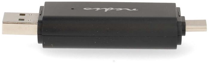 Nedis USB-A og USB-C minniskortalesari