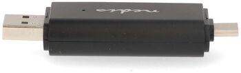 Nedis USB-A og USB-C minniskortalesari