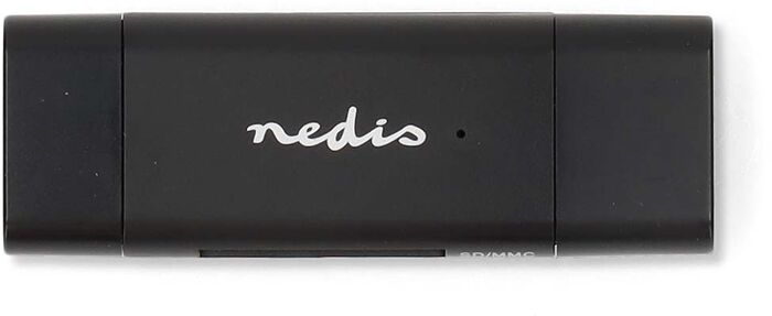 Nedis USB-A og USB-C minniskortalesari