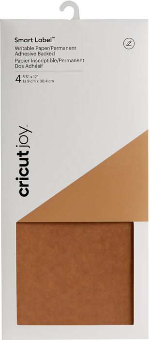 Cricut Joy Smart Labels 14x30cm - Brúnir