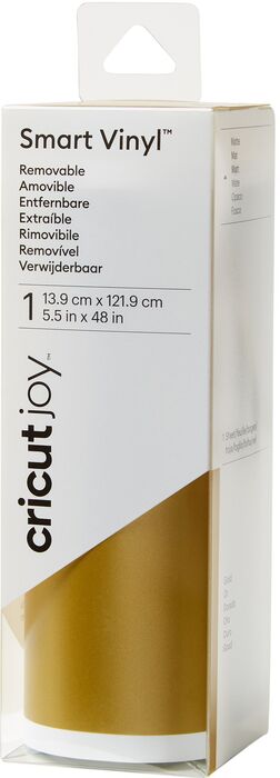 Cricut Joy Smart Vinyl 14x122 cm - Gylltur