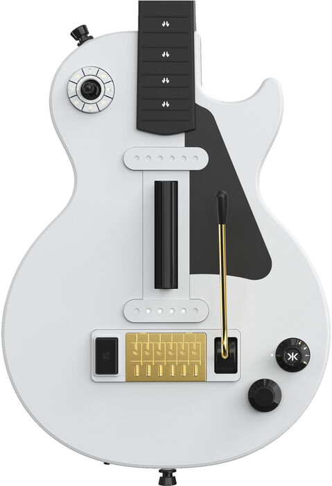 CRKD Gibson Les Paul Pro leikjagítar - Hvítur