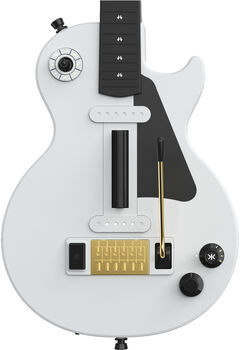 CRKD Gibson Les Paul Pro leikjagítar - Hvítur