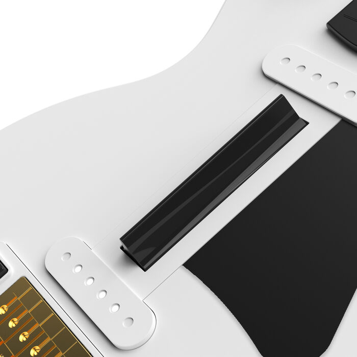 CRKD Gibson Les Paul Pro leikjagítar - Hvítur