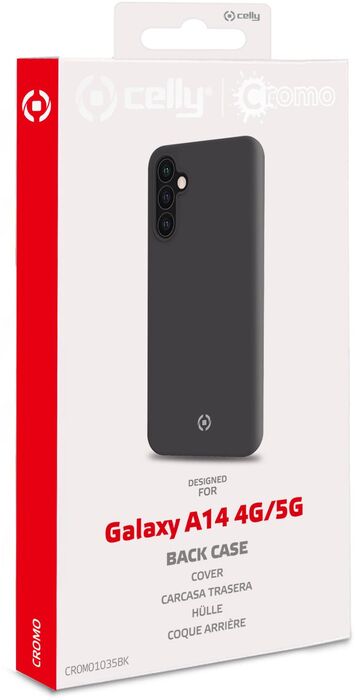 Celly Cromo Samsung Galaxy A14 5G símahulstur - Svart 