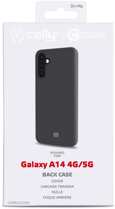Celly Cromo Samsung Galaxy A14 5G símahulstur - Svart 