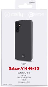 Celly Cromo Samsung Galaxy A14 5G símahulstur - Svart 
