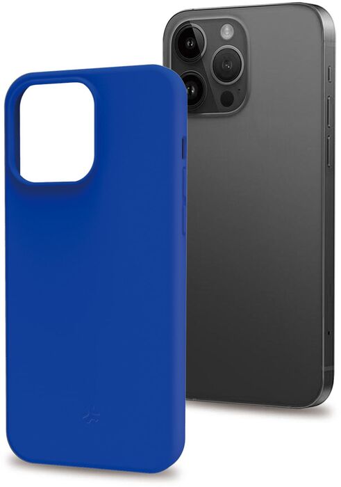 Celly Cromo iPhone 15 Pro símahulstur - Blátt 