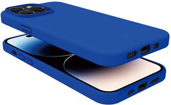 Celly Cromo iPhone 15 Pro símahulstur - Blátt 