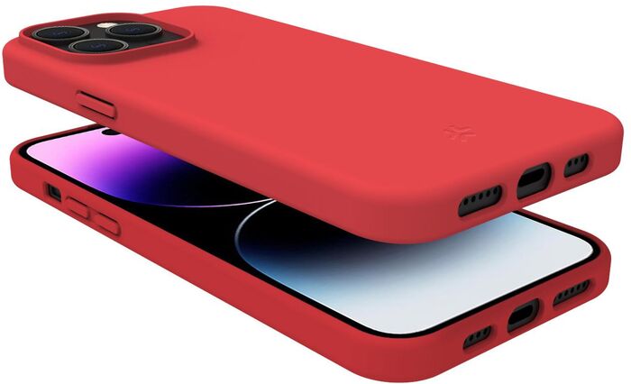 Celly Cromo iPhone 15 Pro Max símahulstur - Rautt 