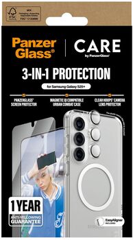 PanzerGlass Care Samsung S25+ 3-í-1 pakki