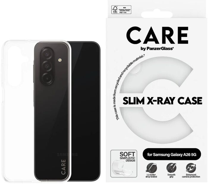 PanzerGlass Care Samsung A26 X-Ray símahulstur - Glært