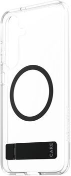 PanzerGlass Care Samsung S25+ símahulstur með standi - Glært