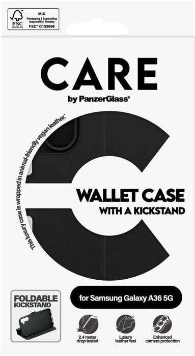 PanzerGlass Care Samsung Galaxy A36 símaveski - Svart