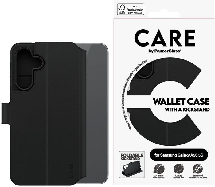 PanzerGlass Care Samsung Galaxy A56 símaveski - Svart