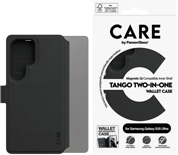 Product image not available for PanzerGlass Care Samsung Galaxy S25+ 2-í-1 Símaveski - Svart
