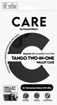 PanzerGlass Care Samsung Galaxy S25 2-í-1 Símaveski - Svart