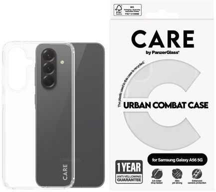 Panzerglass Care Samsung A56 Urban Combat símahulstur - Glært