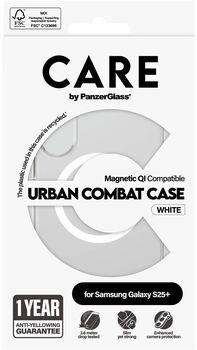 PanzerGlass Care Samsung S25+ Urban Combat símahulstur - Glært