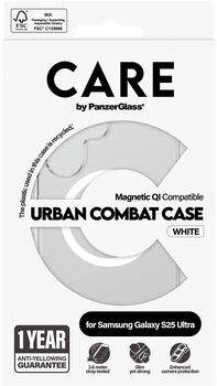 PanzerGlass Care Samsung S25 Ultra Urban Combat símahulstur - Glært