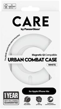 PanzerGlass Care iPhone 16E Urban Combat hulstur - Glært
