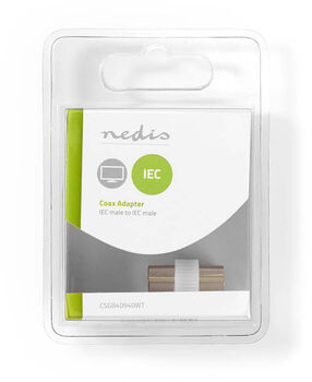 Coax millistykki - IEC (Coax) Male - IEC (Coax) Male