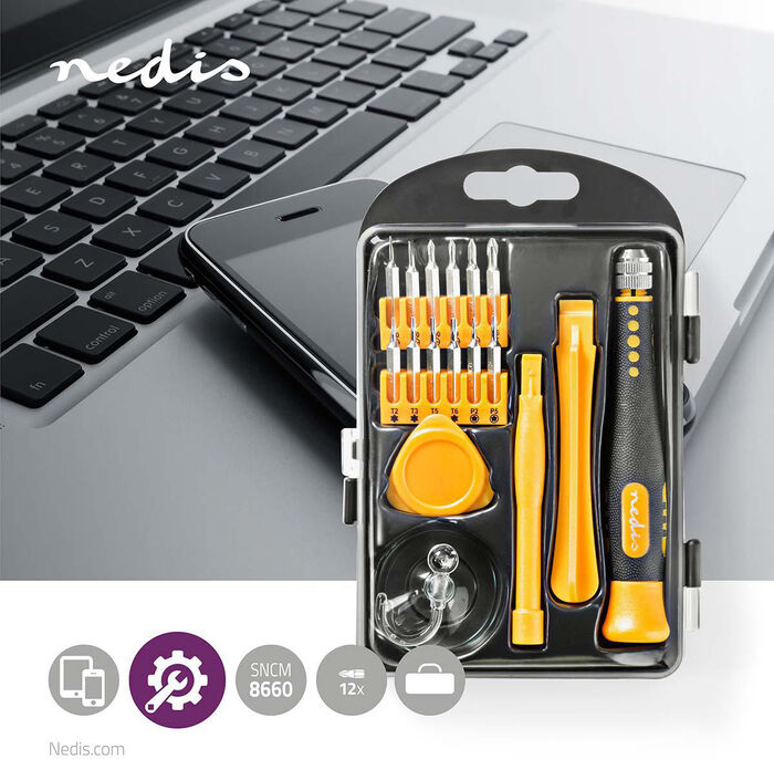 Nedis verkfærasett - 17 stk