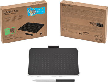 Wacom One S þráðlaust teikniborð - Svart