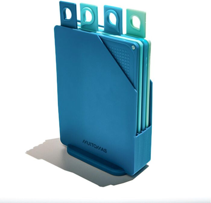 Muitomas skurðarbrettasett - Blátt