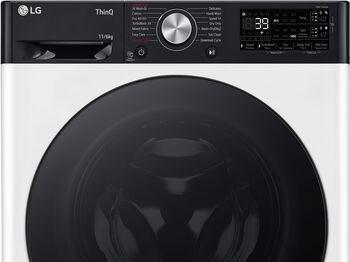 LG þvottavél og þurrkari CV94E7S2BA - Hvít