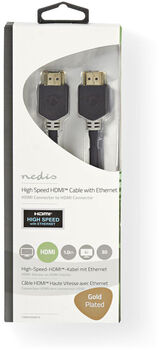 Nedis HDMI í HDMI snúra með Ethernet - 1 metri