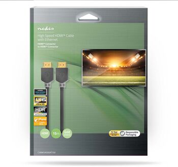 Nedis HDMI í HDMI snúra - 15 metrar 