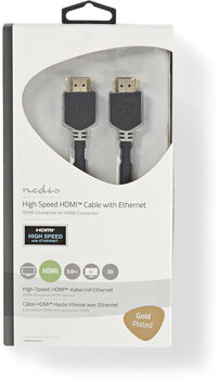 Nedis HDMI í HDMI snúra með Ethernet - 3 metrar