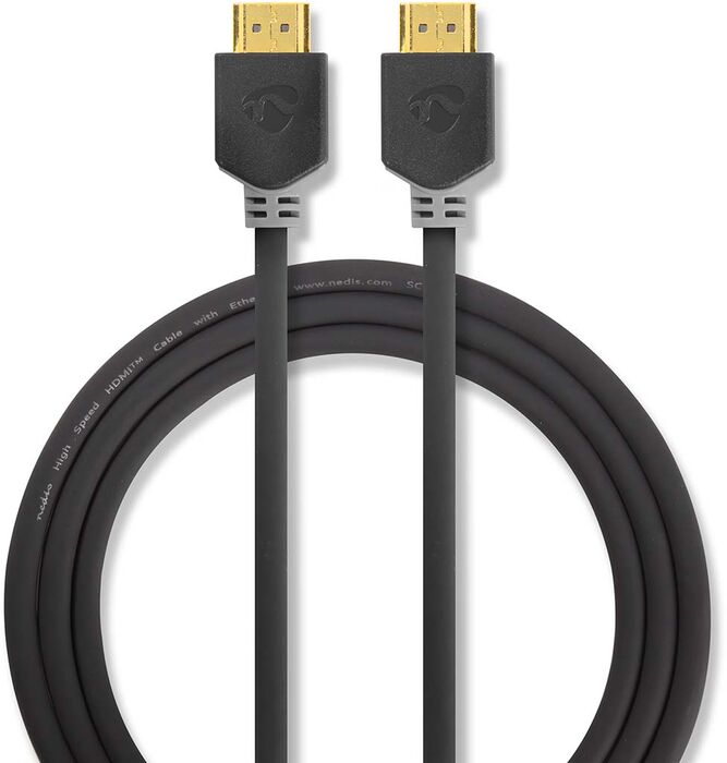 Nedis HDMI í HDMI snúra með Ethernet - 3 metrar