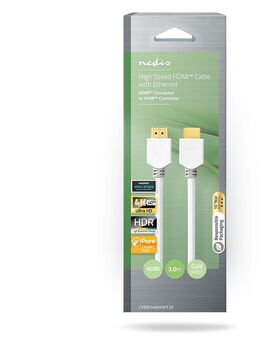 Nedis HDMI í HDMI snúra með Ethernet - 3 metrar