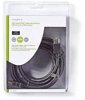 Nedis HDMI í HDMI snúra með Ethernet - 5 metrar
