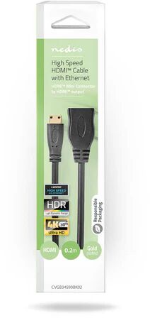 Nedis HDMI í Mini-HDMI millistykki - 0,2 metra
