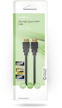 Nedis 8K@60Hz HDMI í HDMI snúra - 3 metrar 