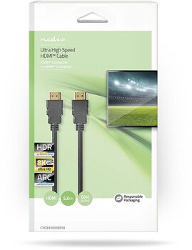 Nedis 8K@60Hz HDMI í HDMI snúra - 5 metrar 
