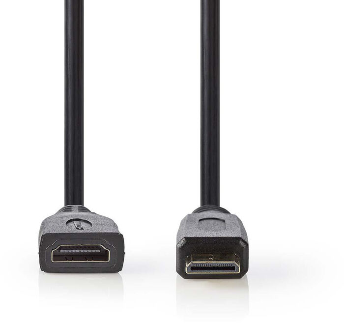 Nedis Mini HDMI í HDMI millistykki - 0,2 metra
